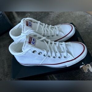 Converse Madison mid white canvas size 8 New